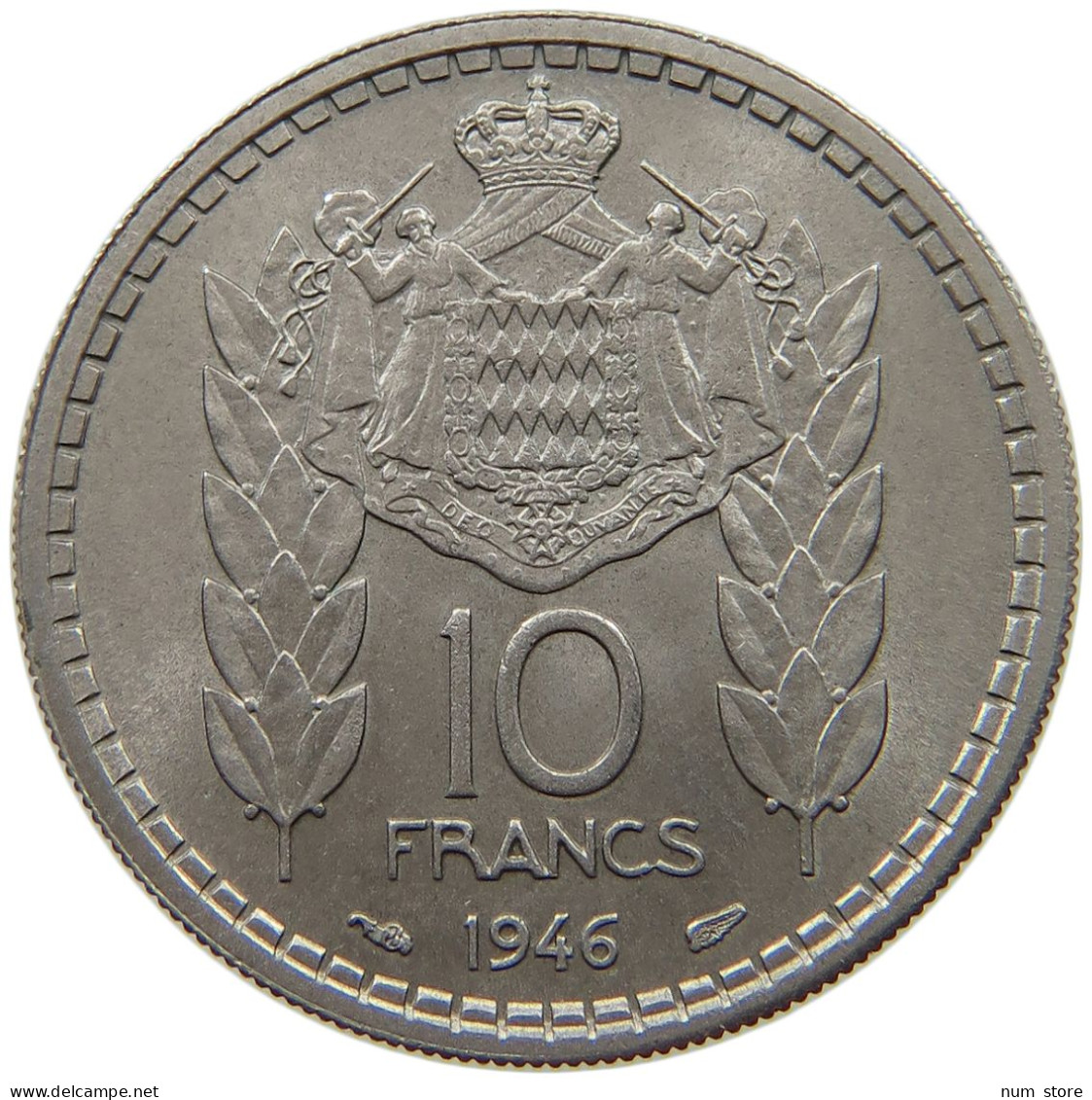 MONACO 10 FRANCS 1946 LOUIS II. (1922-1949) #a088 0321 - 1922-1949 Louis II.