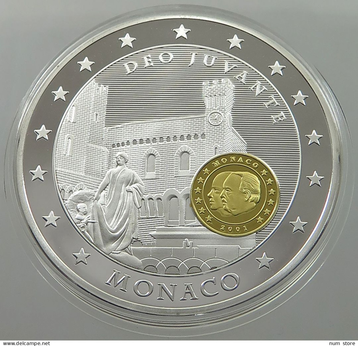 MONACO MEDAL  ECONOMIC AND MONETARY UNION #sm10 0055 - Andere & Zonder Classificatie