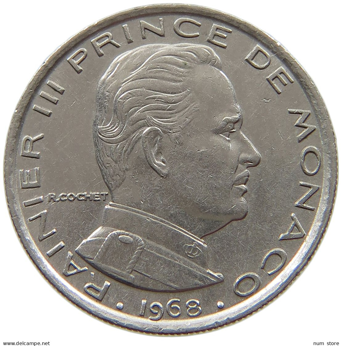 MONACO FRANC 1968  #s072 0591 - 1960-2001 Nouveaux Francs