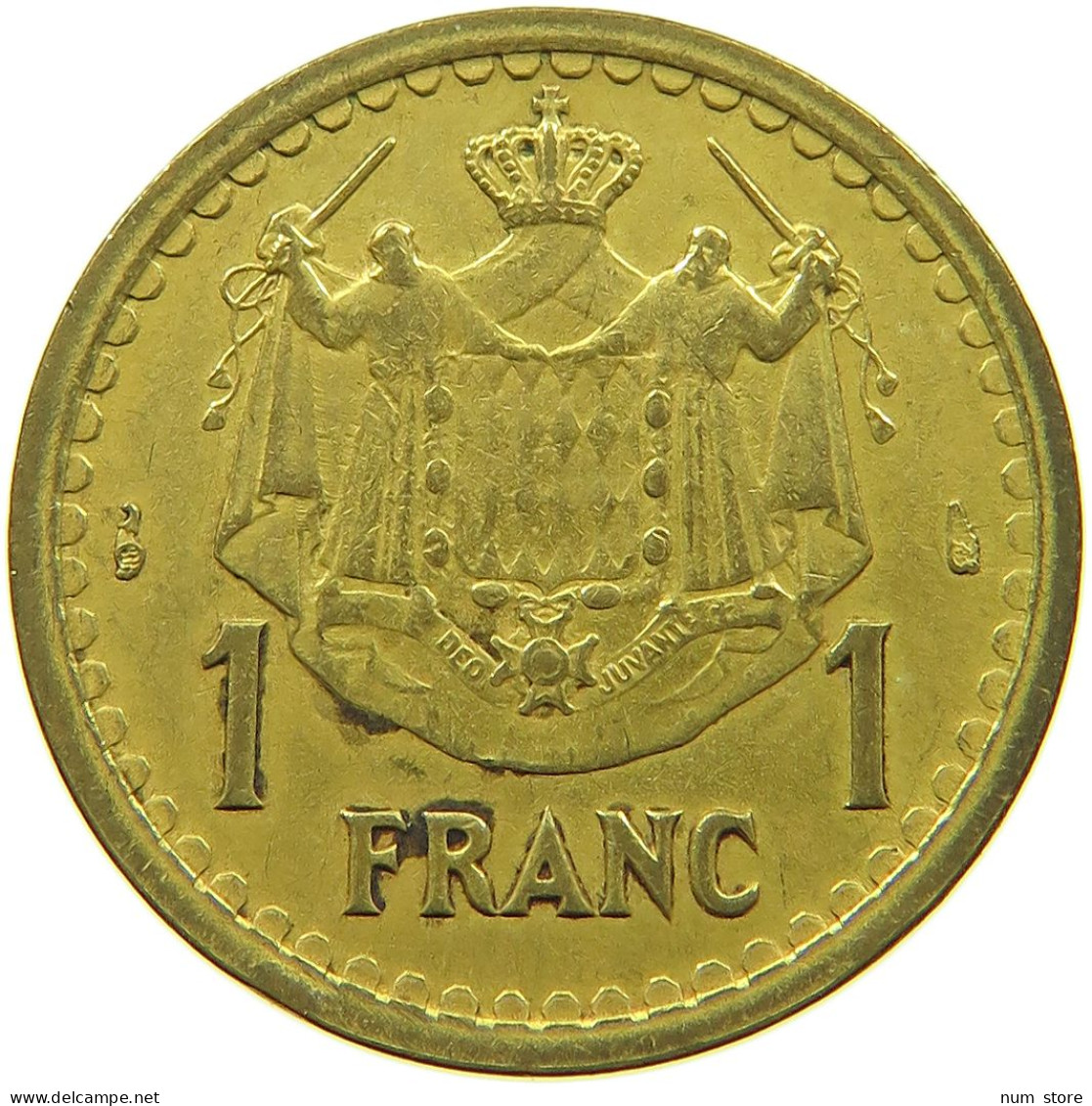 MONACO FRANC 1945 LOUIS II. (1922-1949) #c007 0385 - 1922-1949 Luigi II