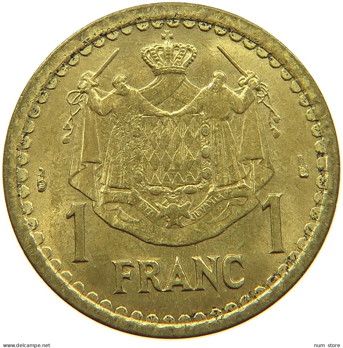 MONACO FRANC 1945  #s020 0343 - 1922-1949 Louis II
