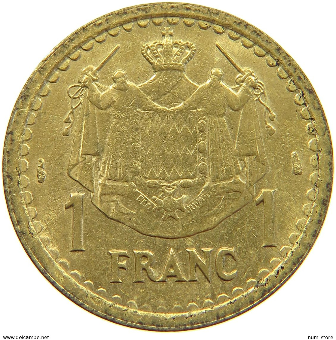 MONACO FRANC 1945  #c051 0215 - 1922-1949 Louis II