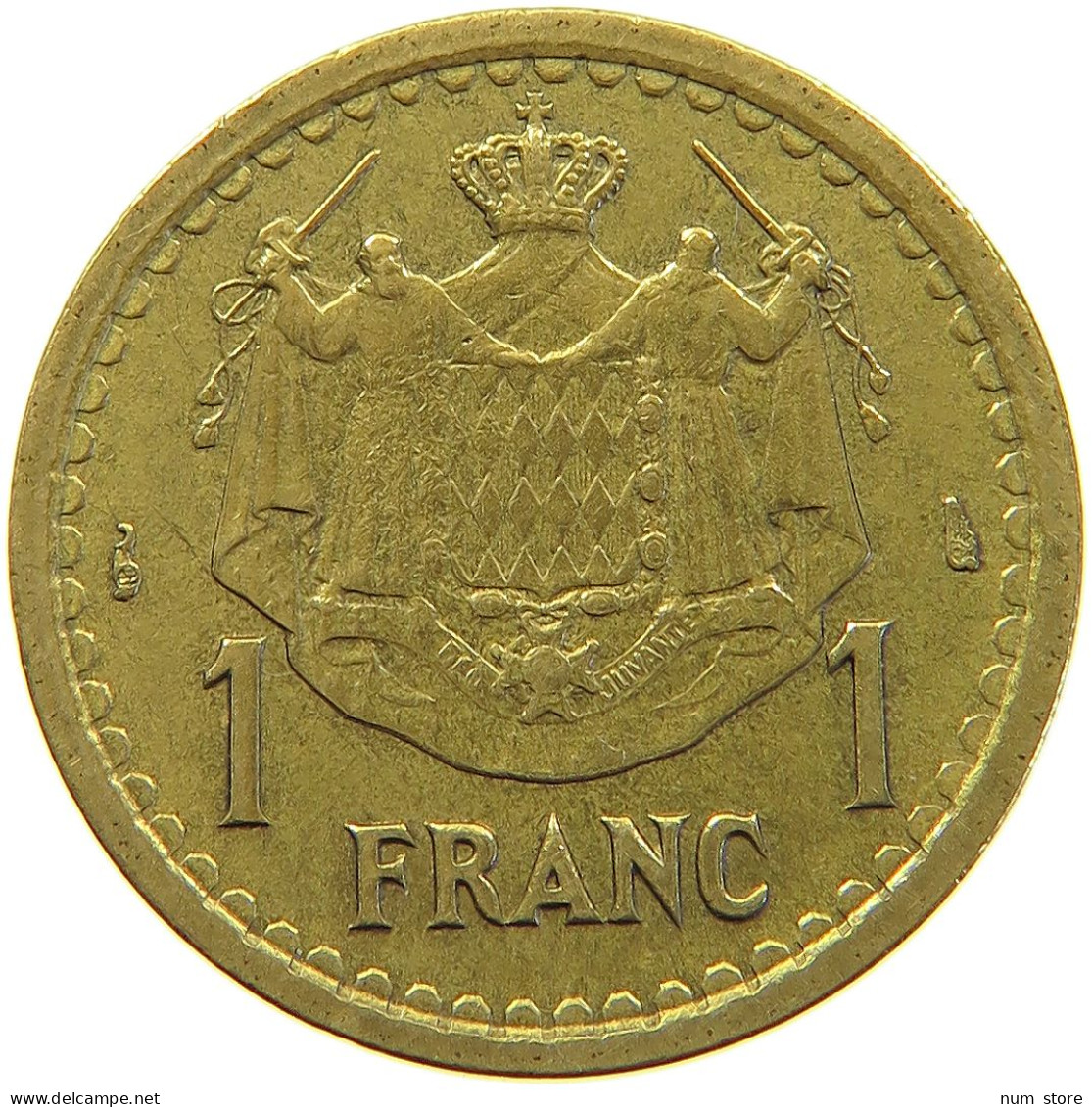 MONACO FRANC 1945  #s024 0289 - 1922-1949 Louis II