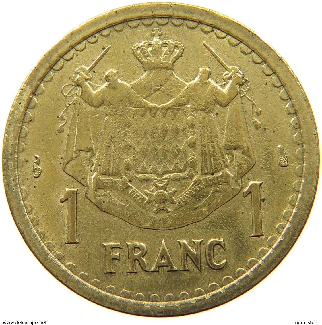 MONACO FRANC 1945  #s035 0611 - 1922-1949 Louis II