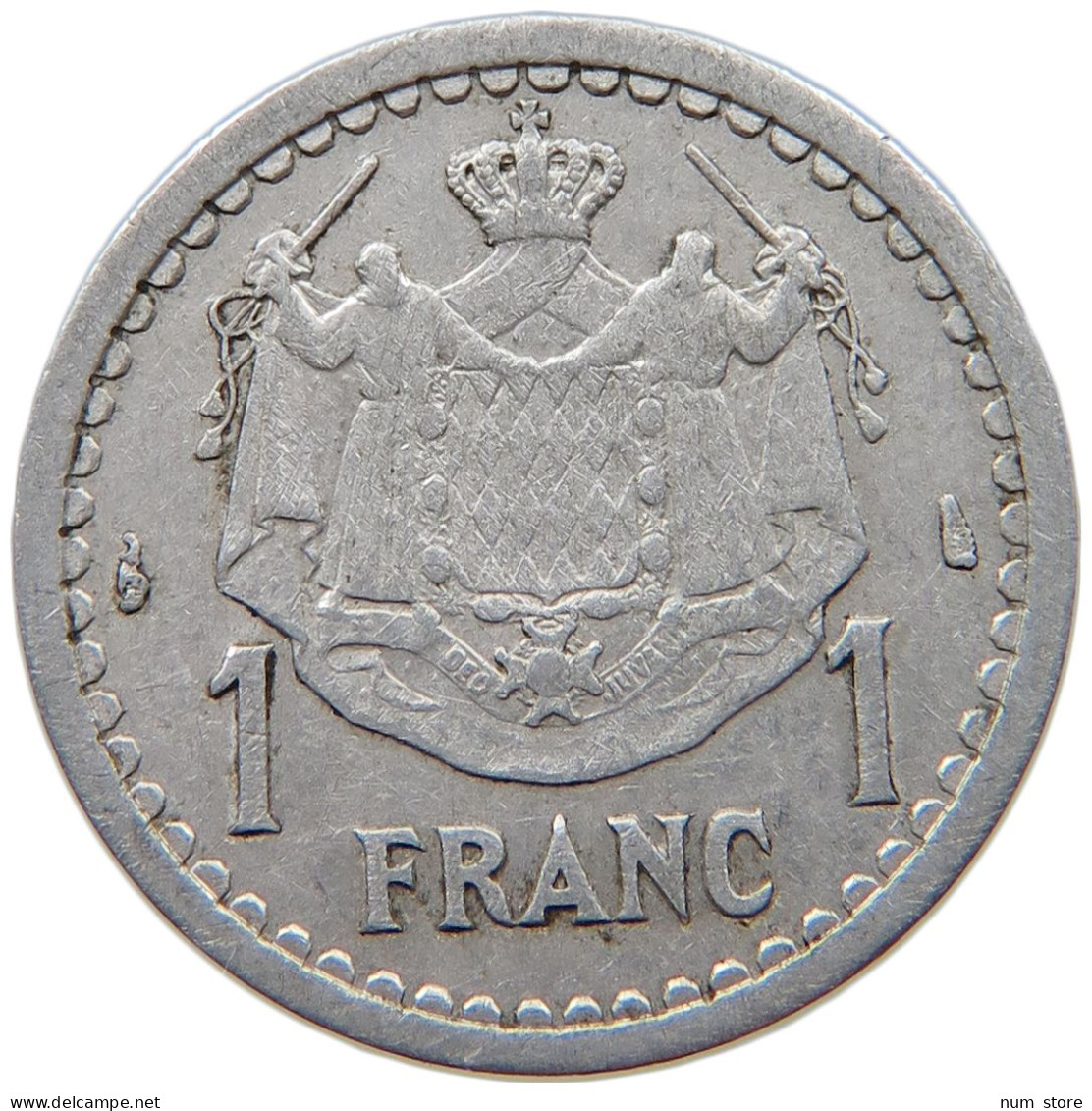 MONACO FRANC 1945  #s023 0111 - 1922-1949 Louis II