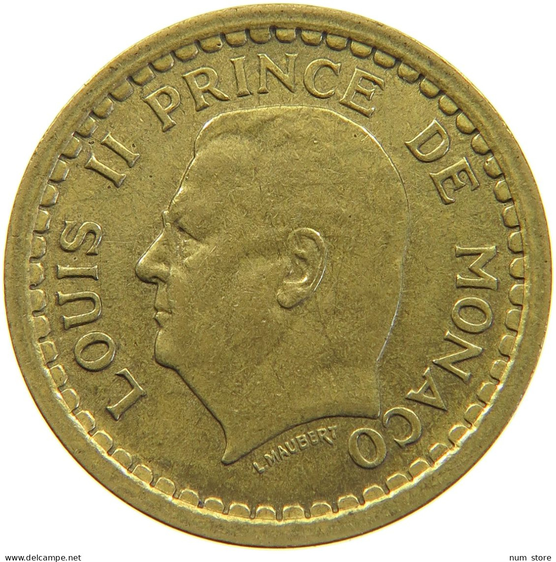 MONACO FRANC 1945  #c016 0113 - 1922-1949 Louis II