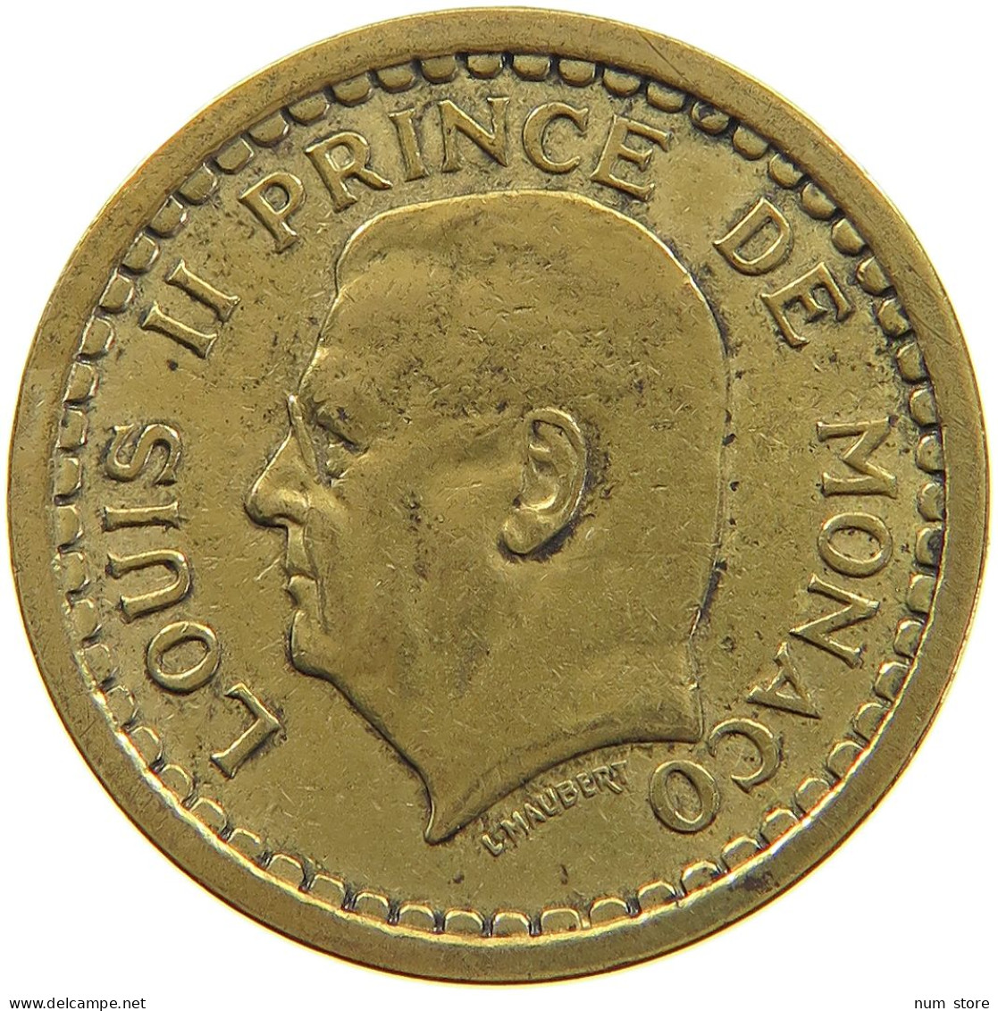 MONACO FRANC 1945  #a094 0581 - 1922-1949 Louis II.