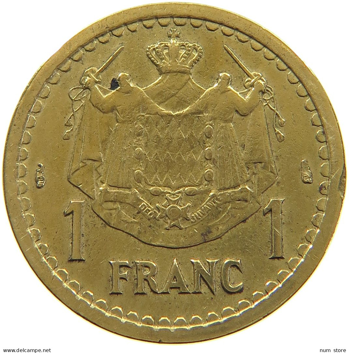 MONACO FRANC 1945  #a094 0581 - 1922-1949 Louis II.