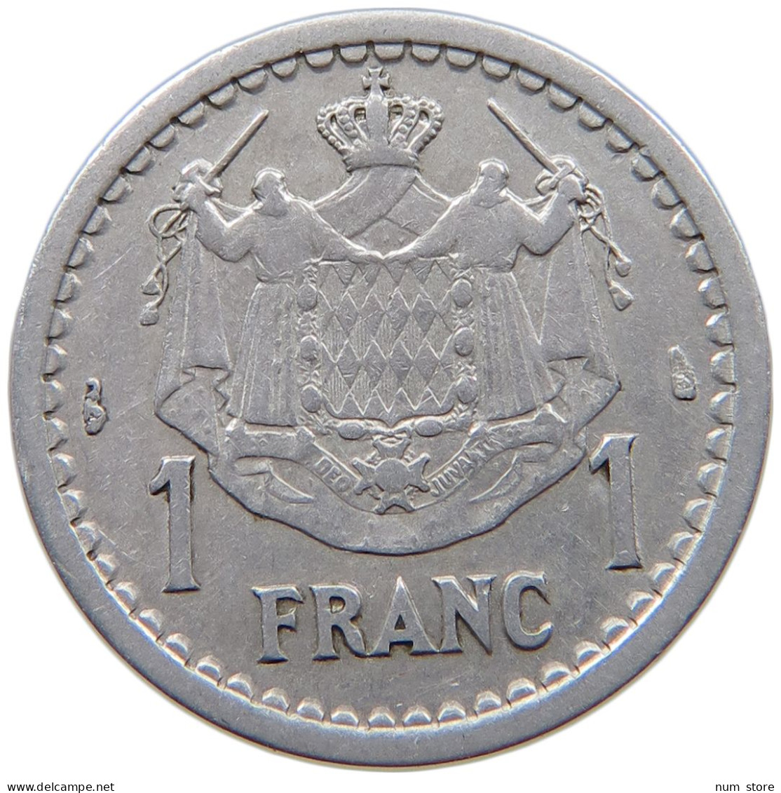 MONACO FRANC 1945  #a088 0537 - 1922-1949 Luigi II