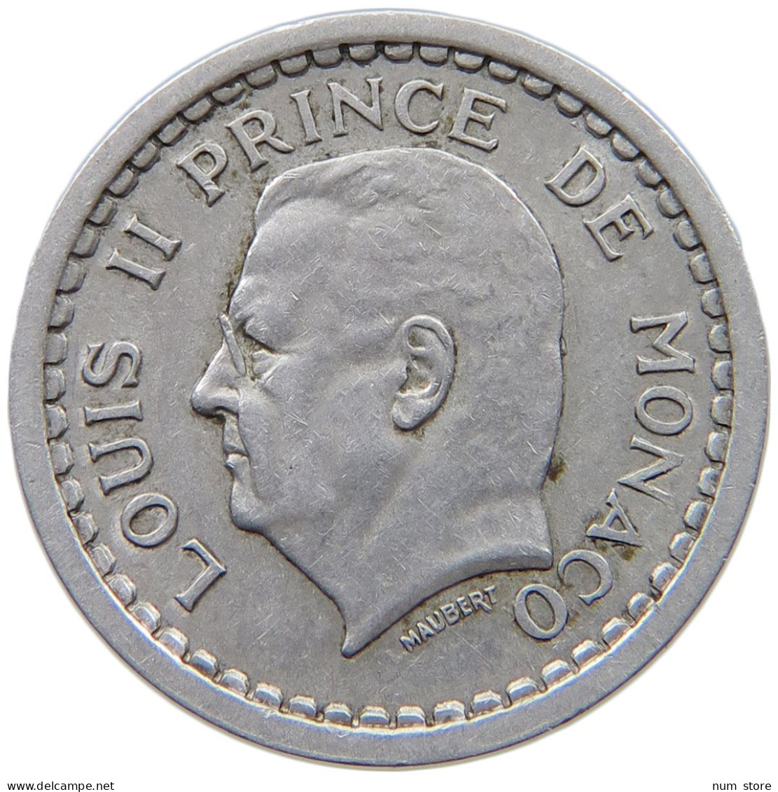 MONACO FRANC 1945  #a068 0577 - 1922-1949 Louis II