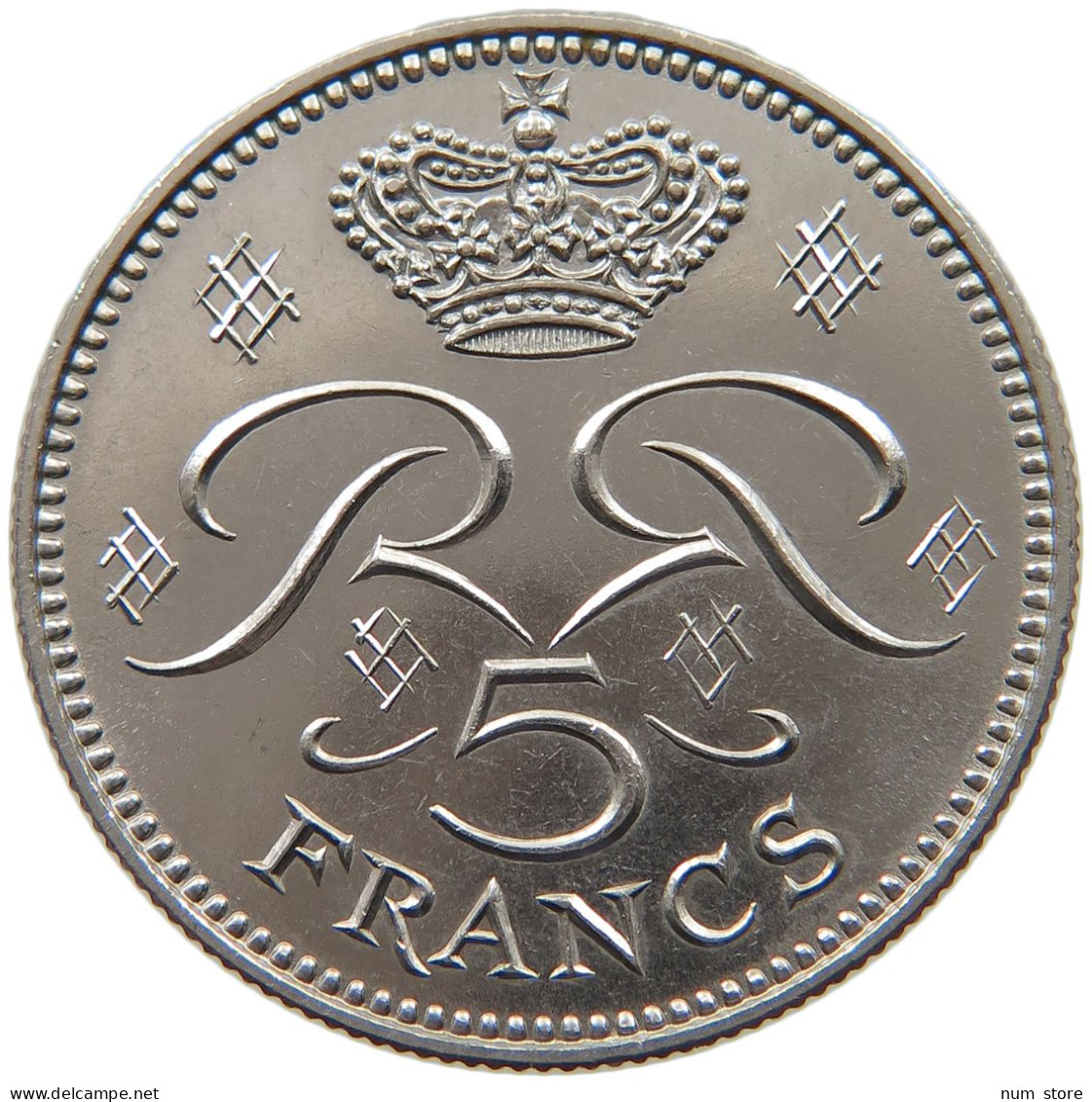 MONACO 5 FRANCS 1971 Rainier III. (1949-2005) #c013 0407 - 1960-2001 Nouveaux Francs