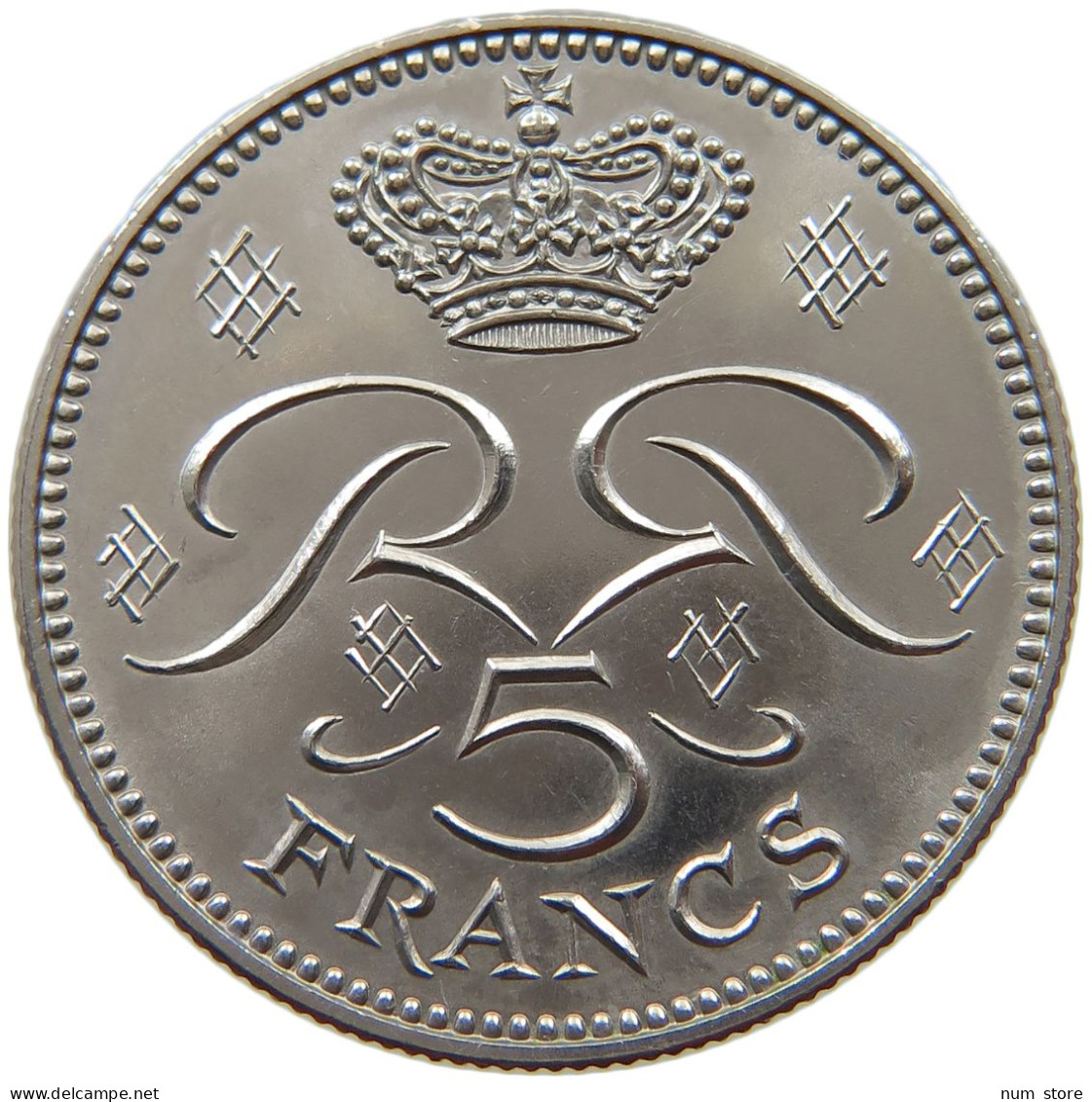 MONACO 5 FRANCS 1982 Rainier III. (1949-2005) #a071 0751 - 1960-2001 Nouveaux Francs