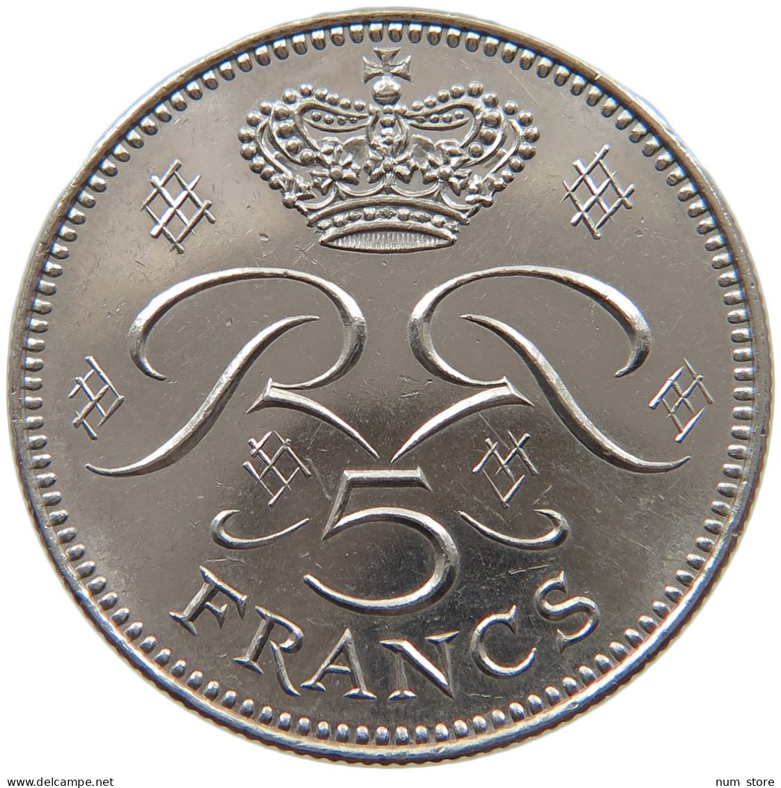 MONACO 5 FRANCS 1974 Rainier III. (1949-2005) #a079 0153 - 1960-2001 Nouveaux Francs