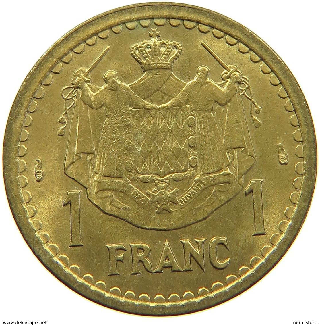 MONACO FRANC 1945 LOUIS II. (1922-1949) #s020 0367 - 1922-1949 Luigi II