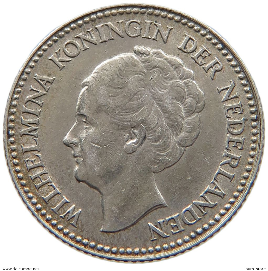 NETHERLANDS 1/2 GULDEN 1930 Wilhelmina 1890-1948 #c009 0419 - 1/2 Gulden