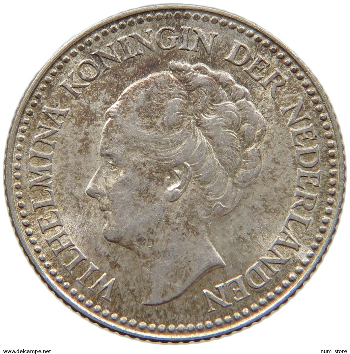 NETHERLANDS 1/2 GULDEN 1929 Wilhelmina 1890-1948 #c038 0451 - 1/2 Florín Holandés (Gulden)