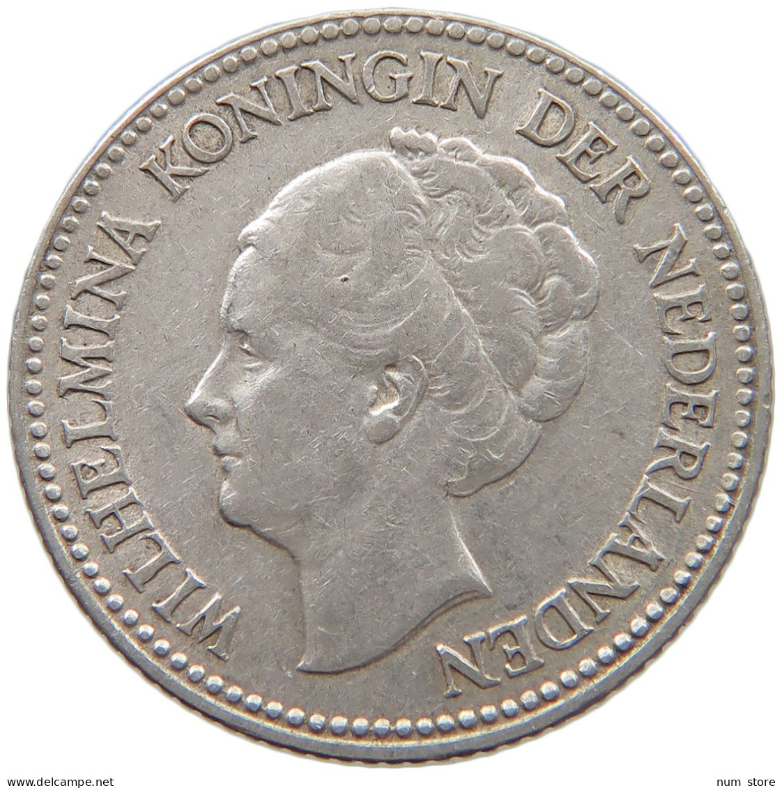 NETHERLANDS 1/2 GULDEN 1929 Wilhelmina 1890-1948 #c004 0359 - 1/2 Florín Holandés (Gulden)