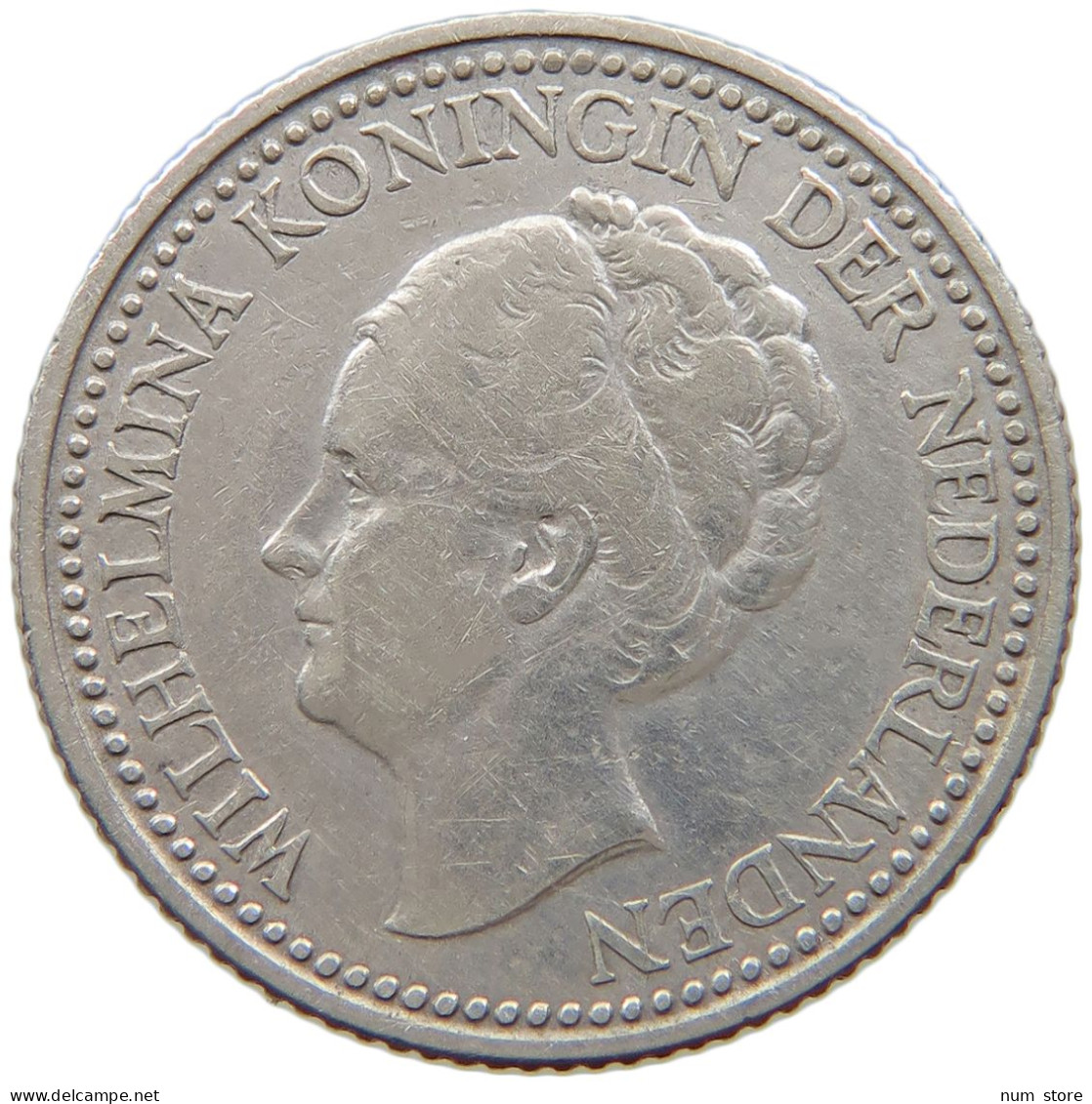 NETHERLANDS 1/2 GULDEN 1922 Wilhelmina 1890-1948 #a081 0761 - 1/2 Florín Holandés (Gulden)