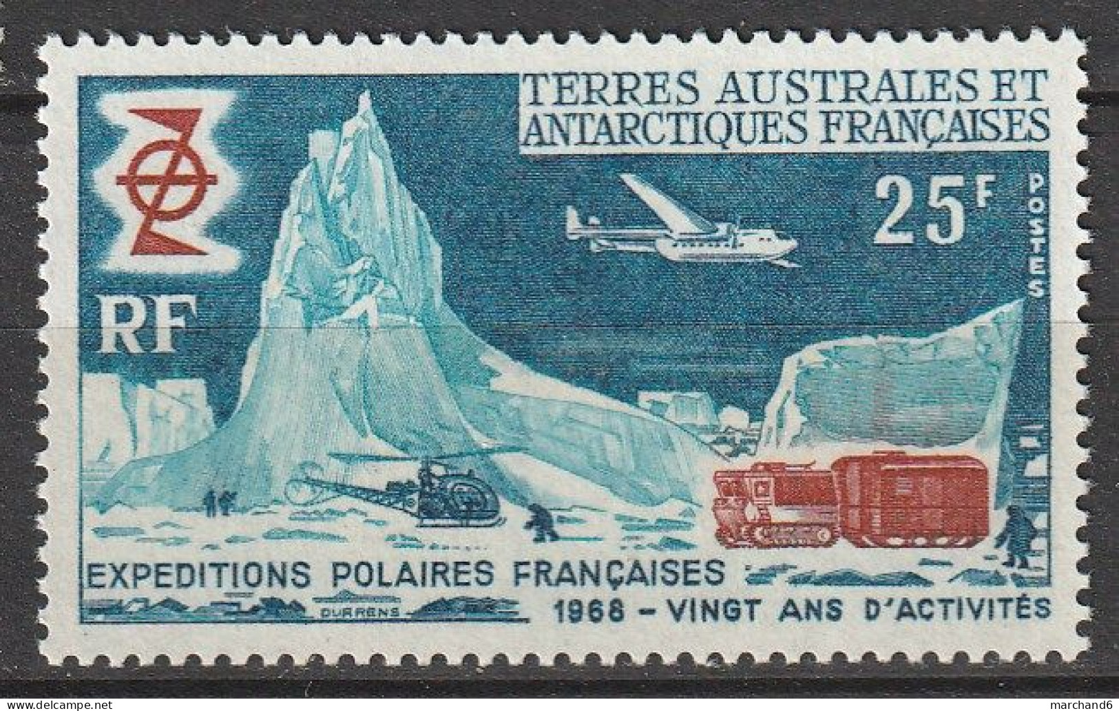 Terres Australes Et Antartiques Françaises 20è Anniversaire Des Expéditions Polaires N°31 **neuf - Neufs