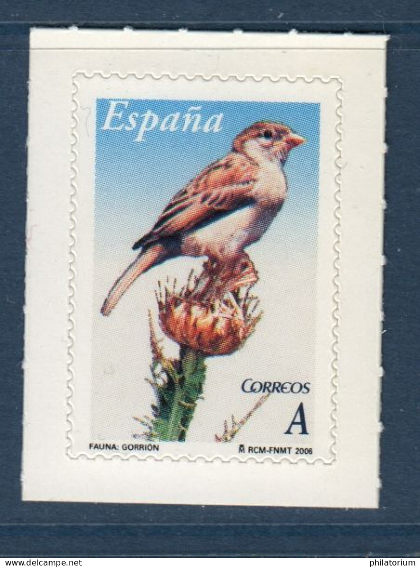 Espagne, Yv 3806, Mi 4103, **, Sparrow, Moineau Commun, - Spatzen