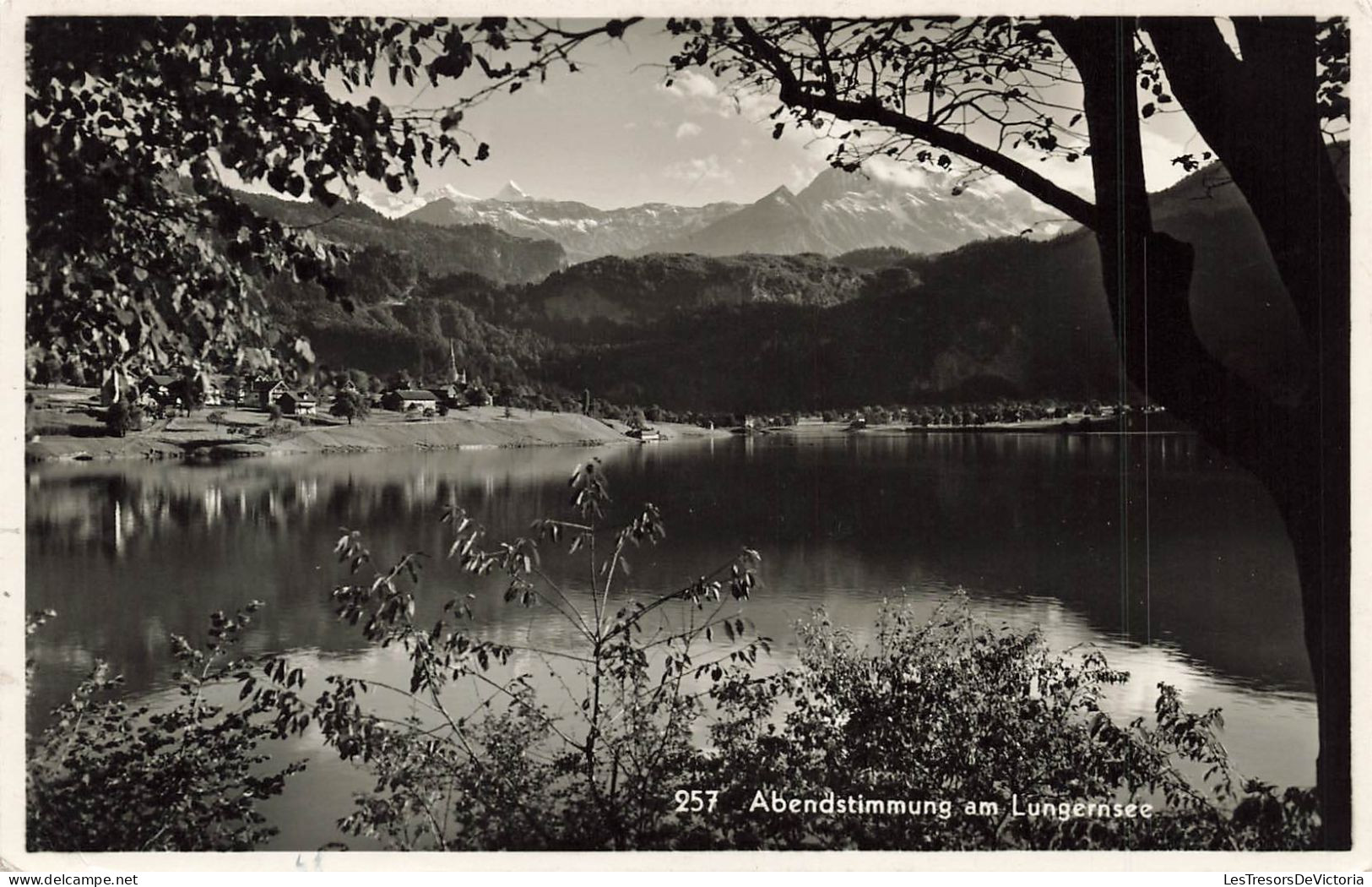 SUISSE - Lungern - Abendstimmung Am Lungernsee - Lac - Carte Postale Ancienne - Lungern