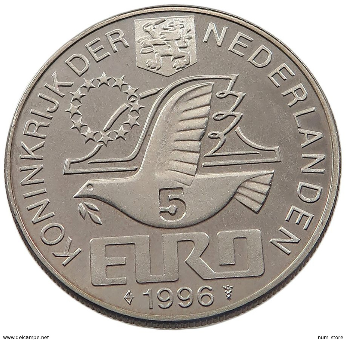 NETHERLANDS 5 EURO 1996  #sm04 0619 - Ohne Zuordnung