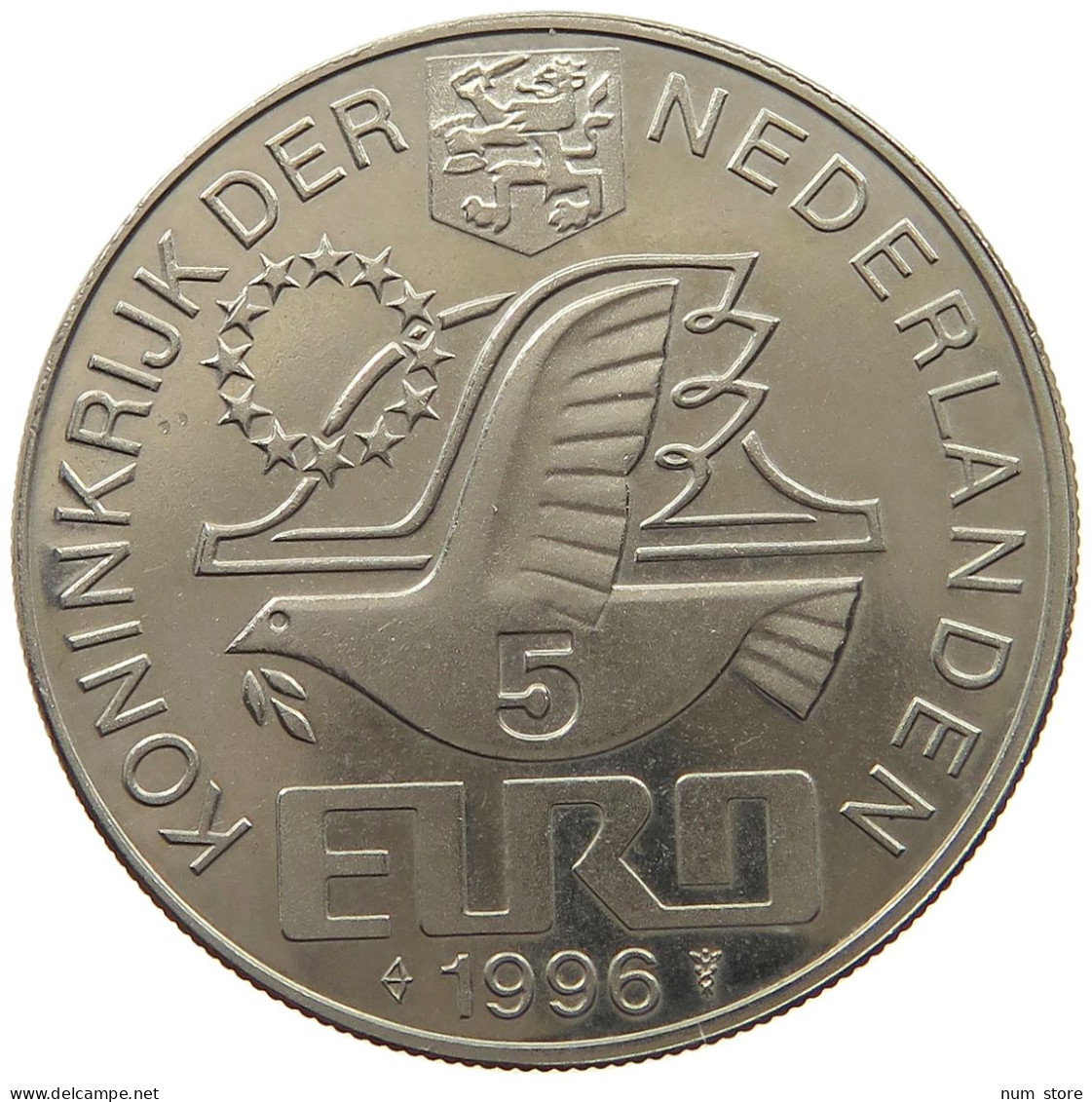 NETHERLANDS 5 EURO 1996  #c082 0821 - Zonder Classificatie