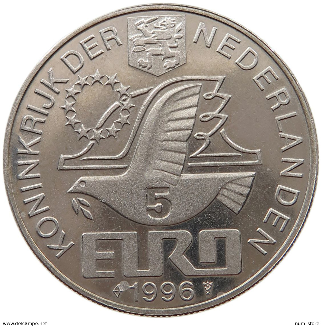 NETHERLANDS 5 EURO 1996  #c059 0065 - Unclassified