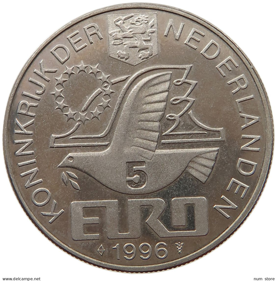 NETHERLANDS 5 EURO 1996  #c070 0021 - Unclassified