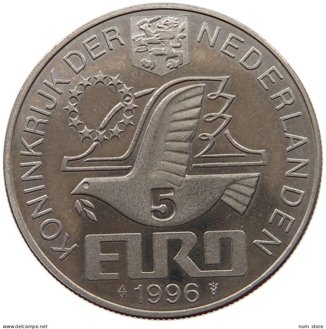 NETHERLANDS 5 EURO 1996  #a079 0035 - Ohne Zuordnung