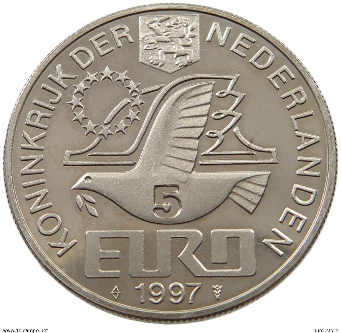 NETHERLANDS 5 EUR 1997  #alb044 0285 - Unclassified