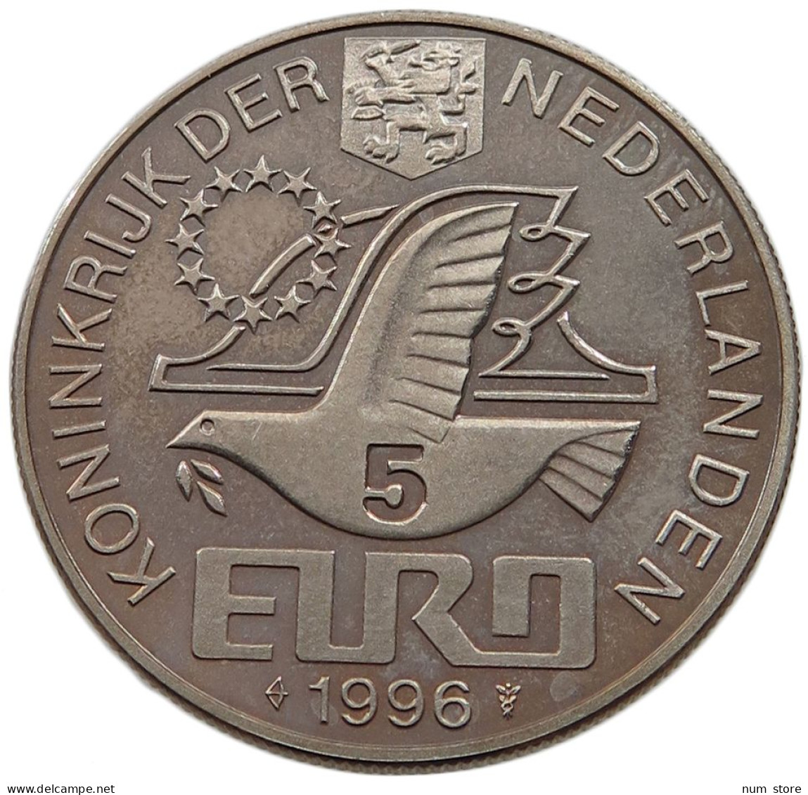 NETHERLANDS 5 EUR 1996  #alb022 0019 - Unclassified