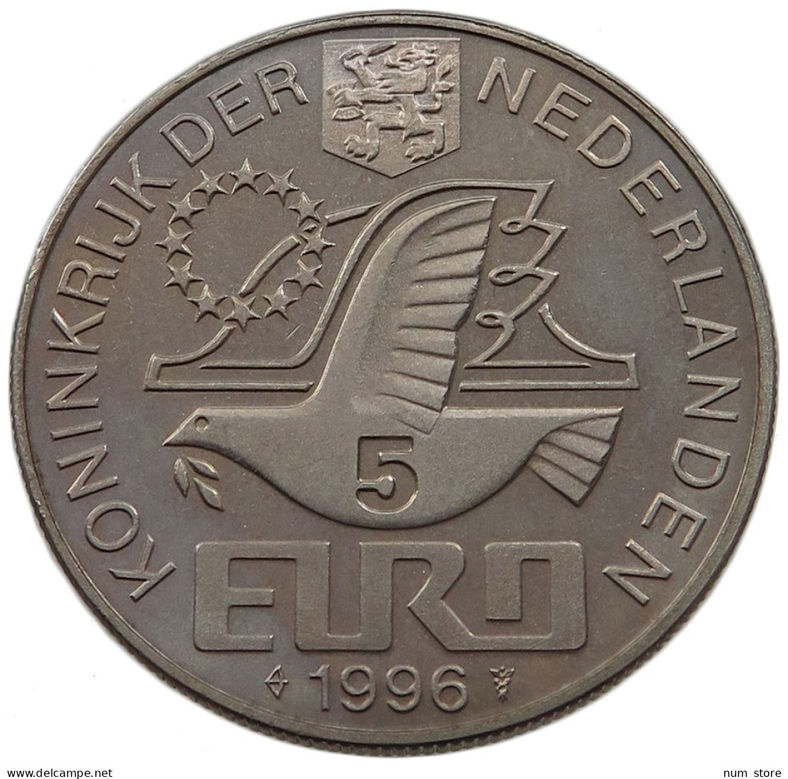 NETHERLANDS 5 EUR 1996  #alb022 0453 - Unclassified
