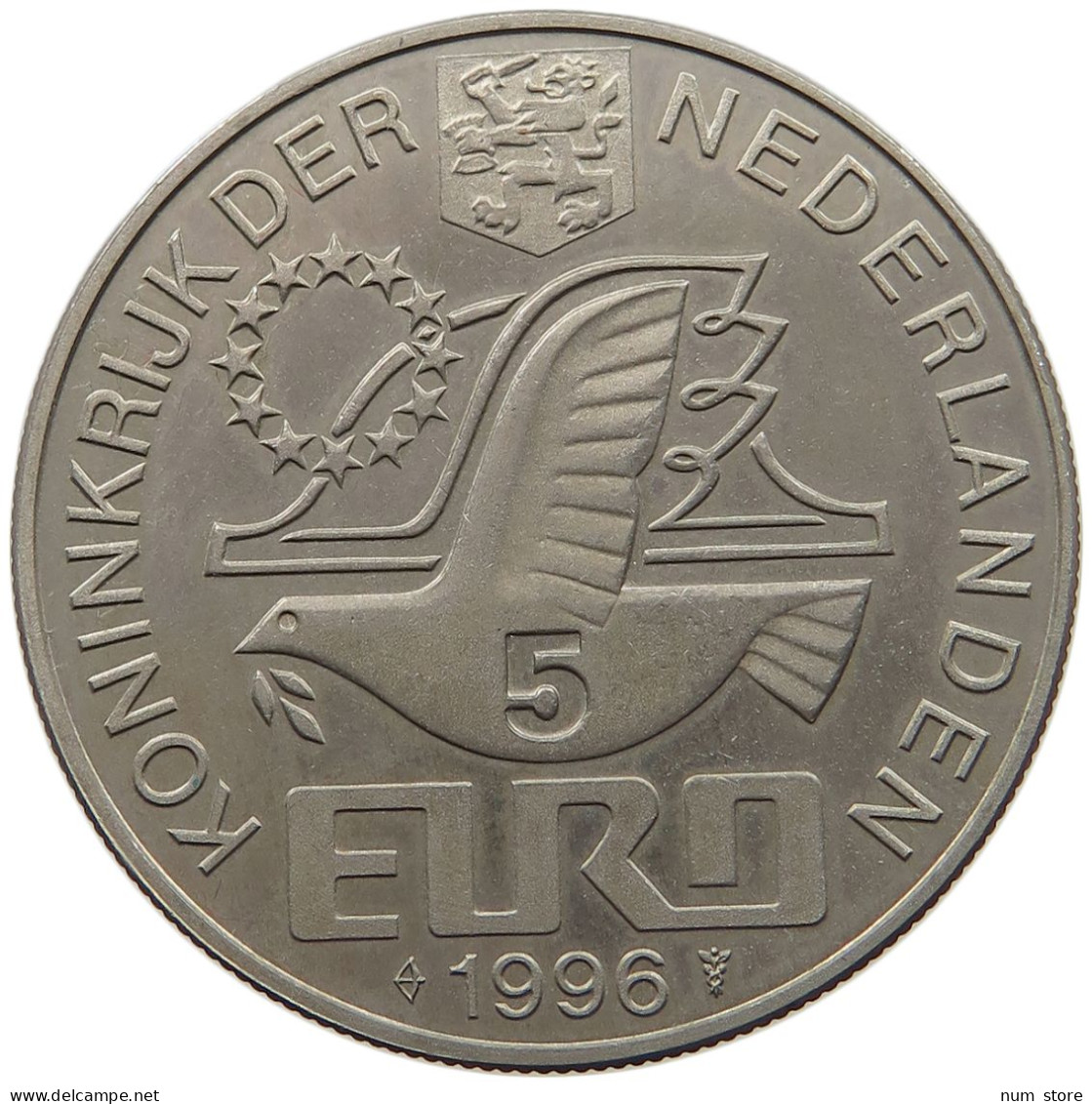 NETHERLANDS 5 EURO 1996  #c015 0327 - Zonder Classificatie