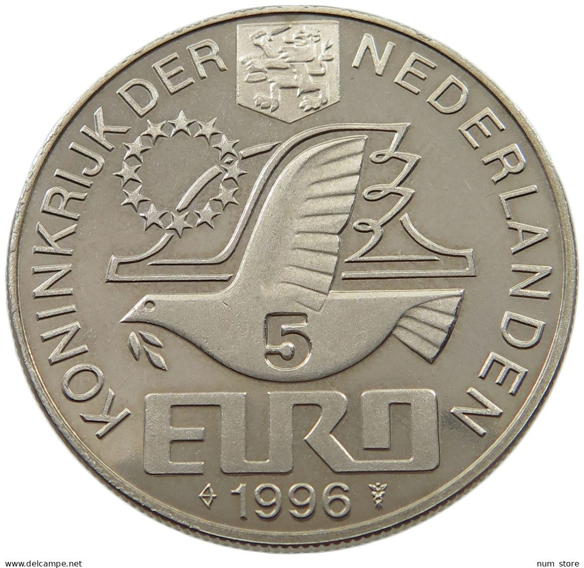 NETHERLANDS 5 EUR 1996  #alb044 0273 - Unclassified