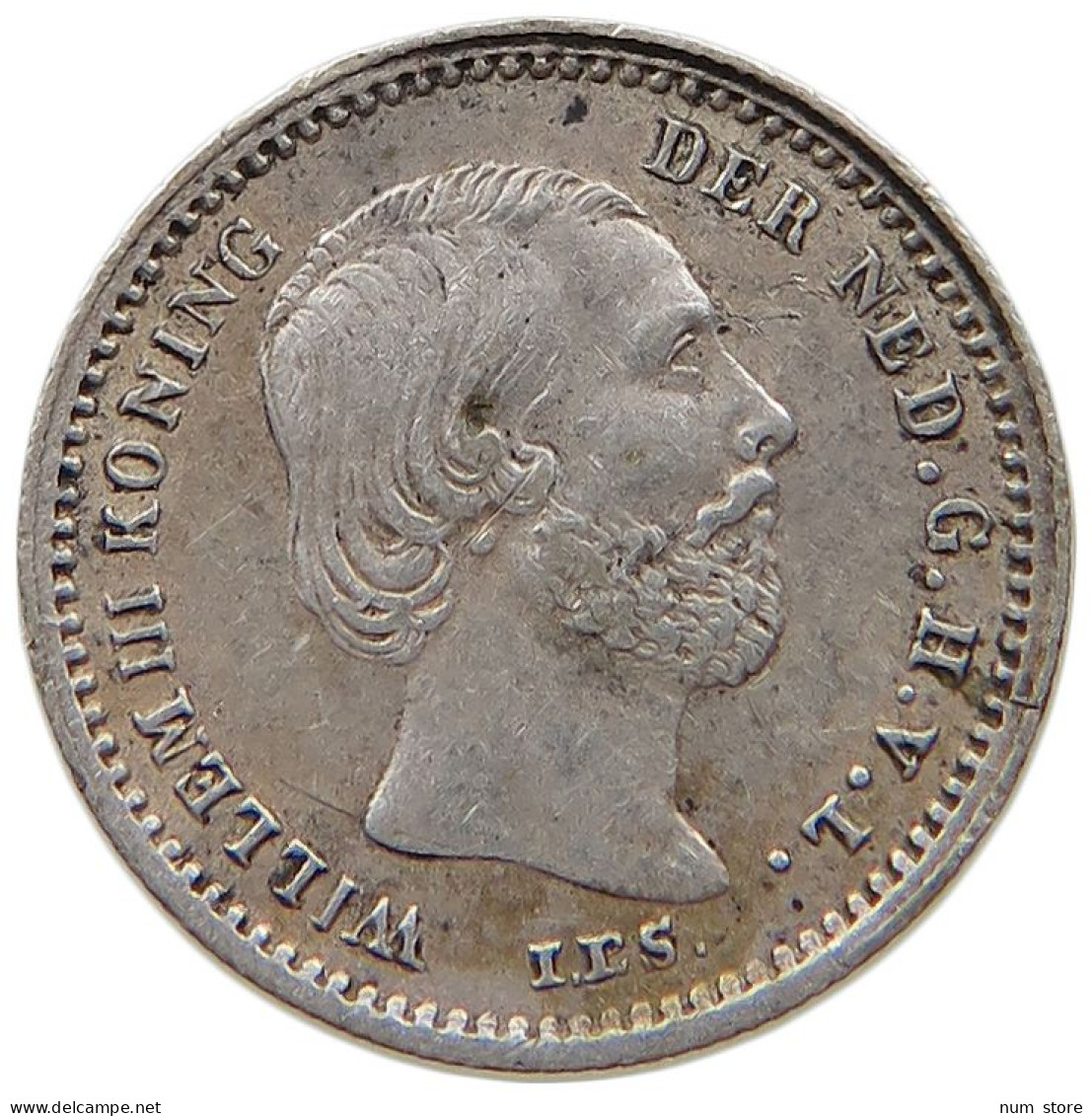 NETHERLANDS 5 CENTS 1869 Willem III. 1849-1890 #t098 0137 - 1849-1890 : Willem III