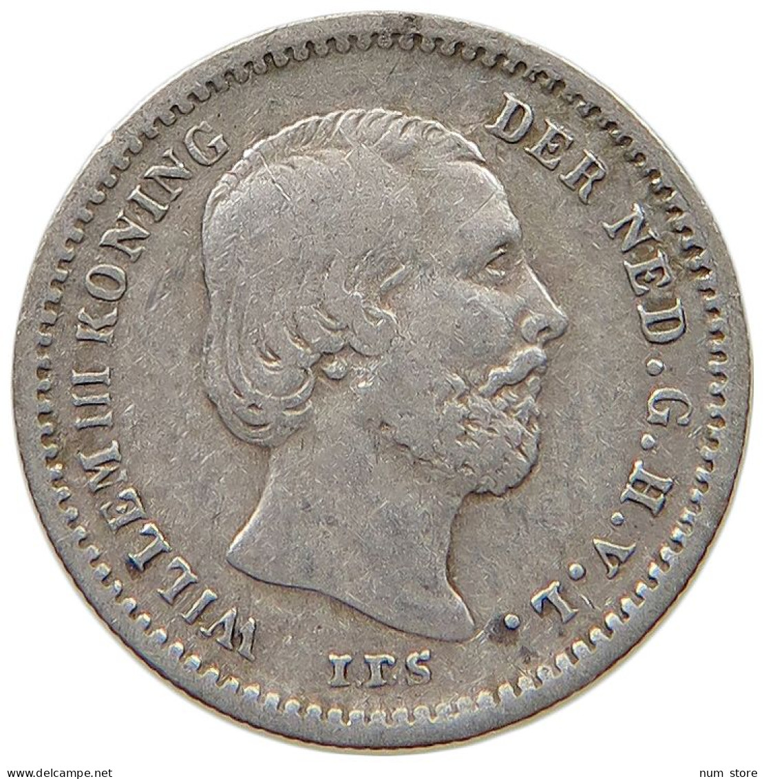 NETHERLANDS 5 CENTS 1863 Willem III. 1849-1890 #t112 1493 - 1849-1890 : Willem III