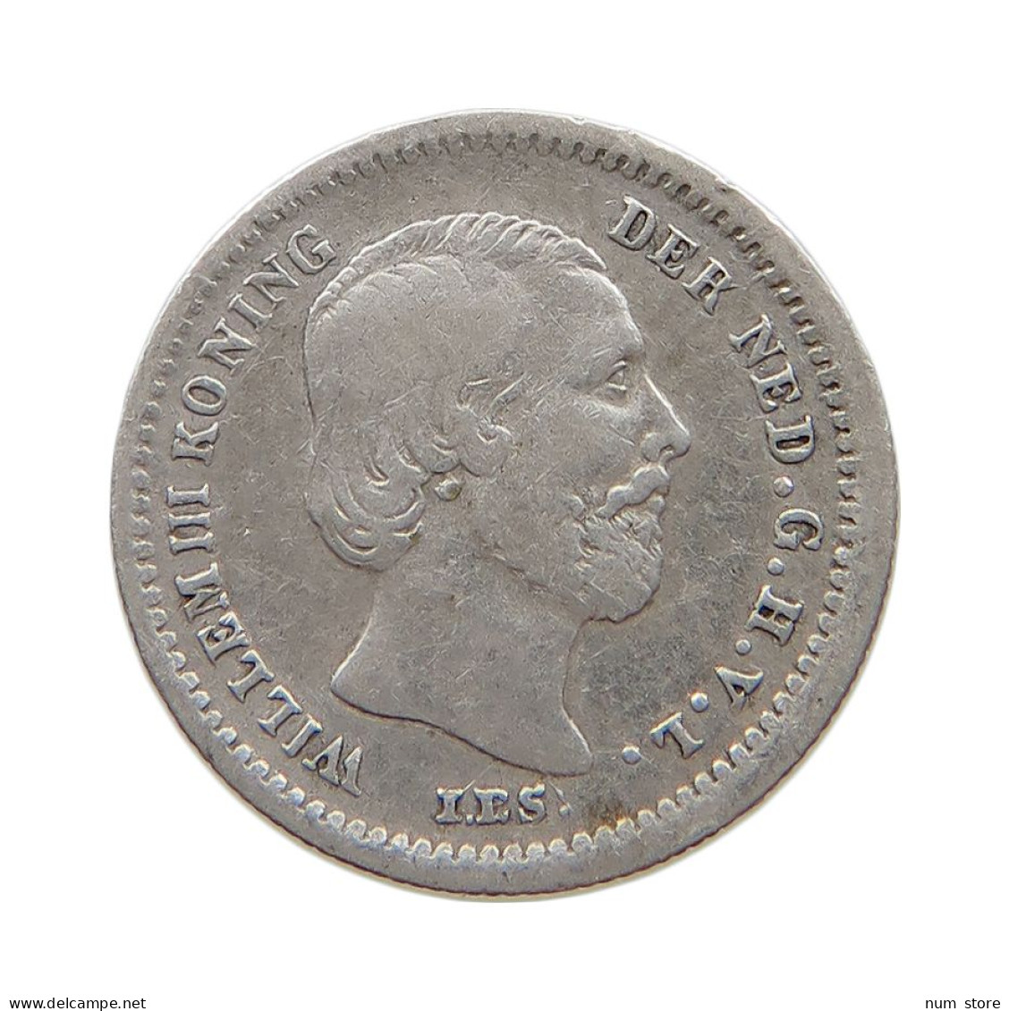 NETHERLANDS 5 CENTS 1850 Willem III. 1849-1890 #t133 0273 - 1849-1890 : Willem III