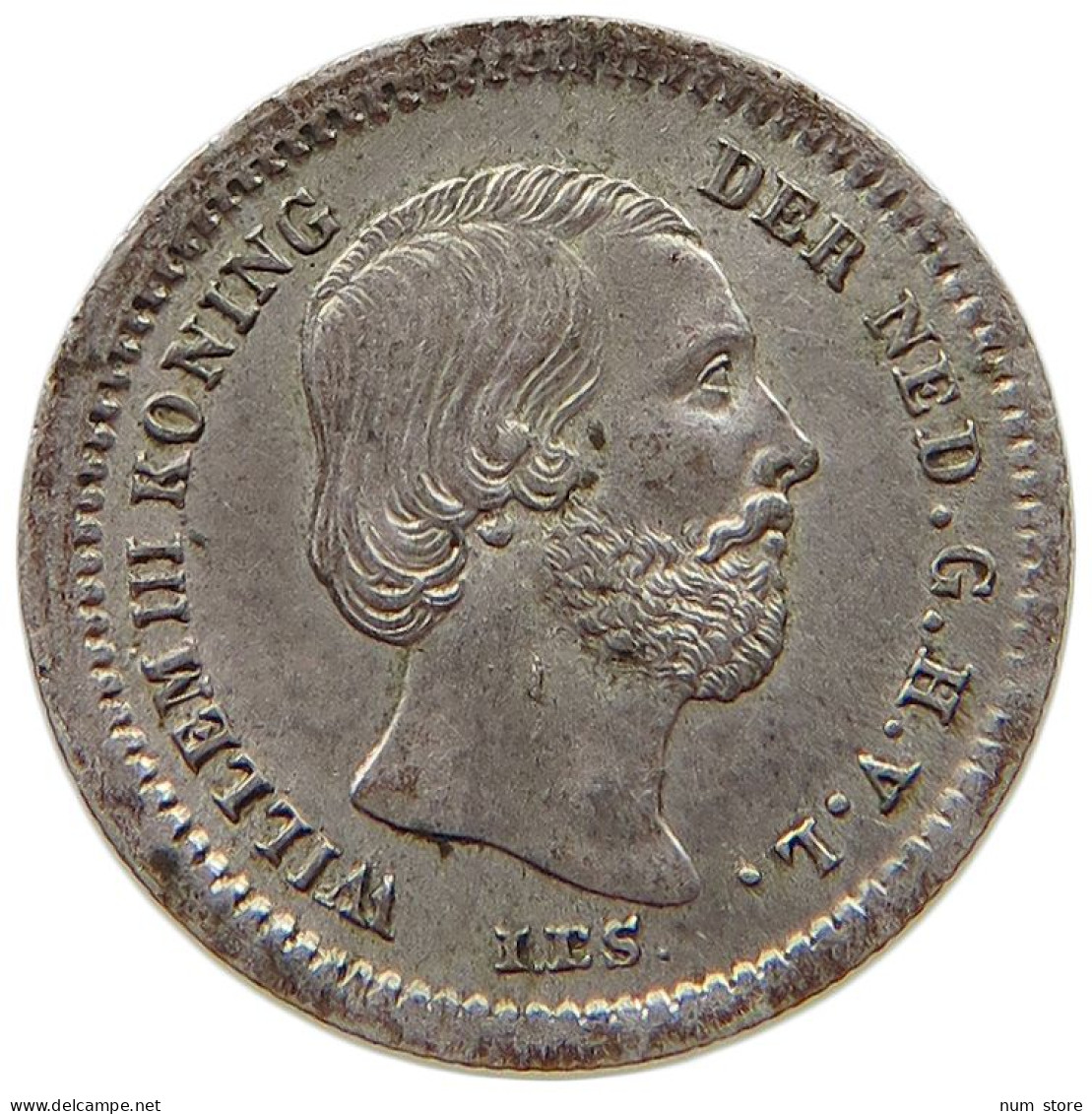 NETHERLANDS 5 CENTS 1850 Willem III. 1849-1890 #t078 0465 - 1849-1890 : Willem III