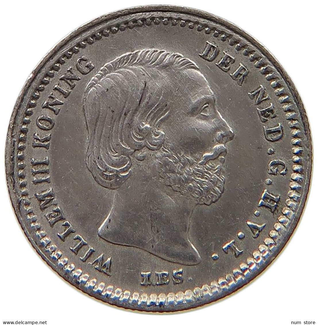 NETHERLANDS 5 CENTS 1850 Willem III. 1849-1890 #t111 0149 - 1849-1890 : Willem III