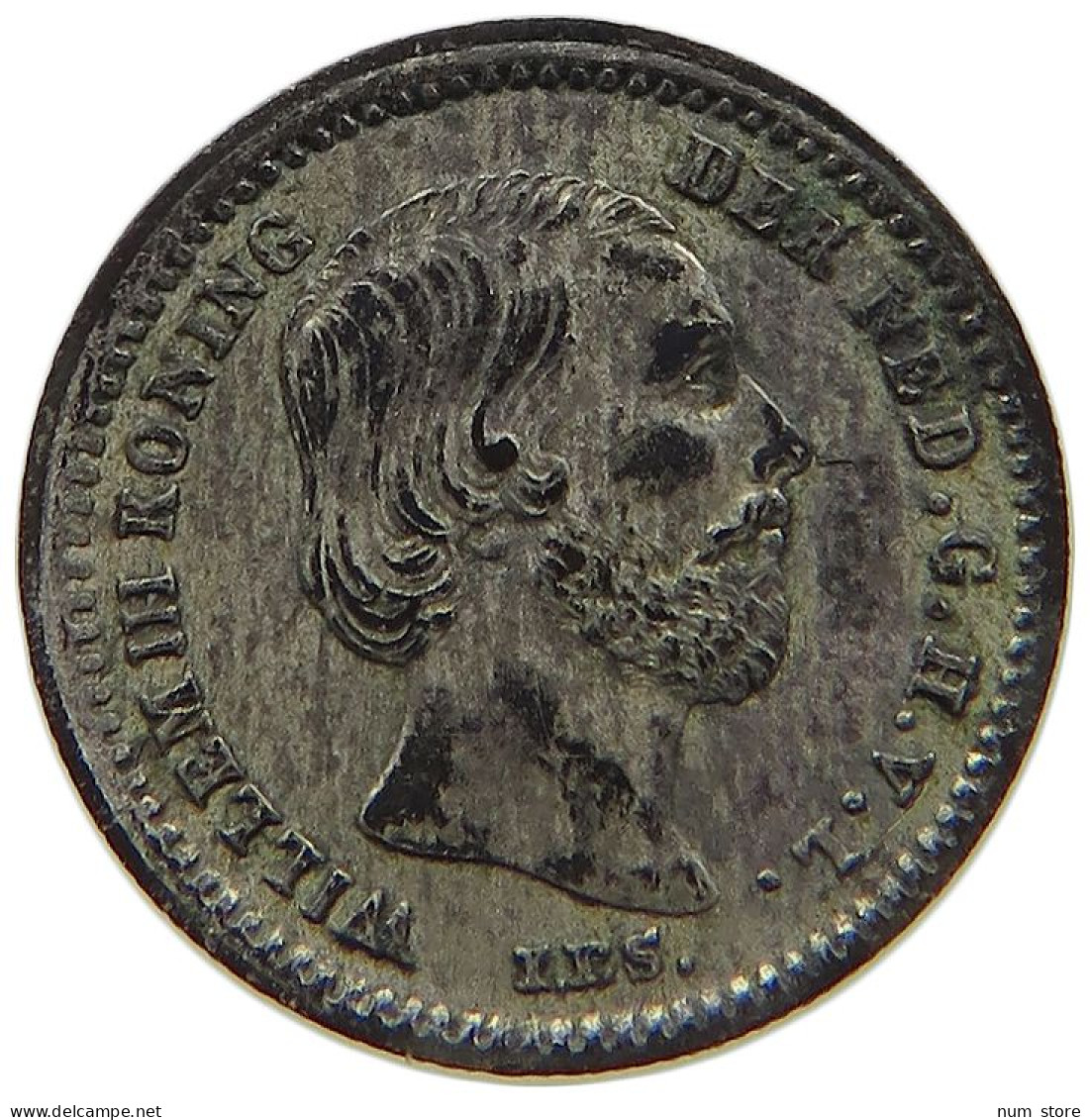 NETHERLANDS 5 CENTS 1850 Willem III. 1849-1890 #t057 0301 - 1849-1890 : Willem III