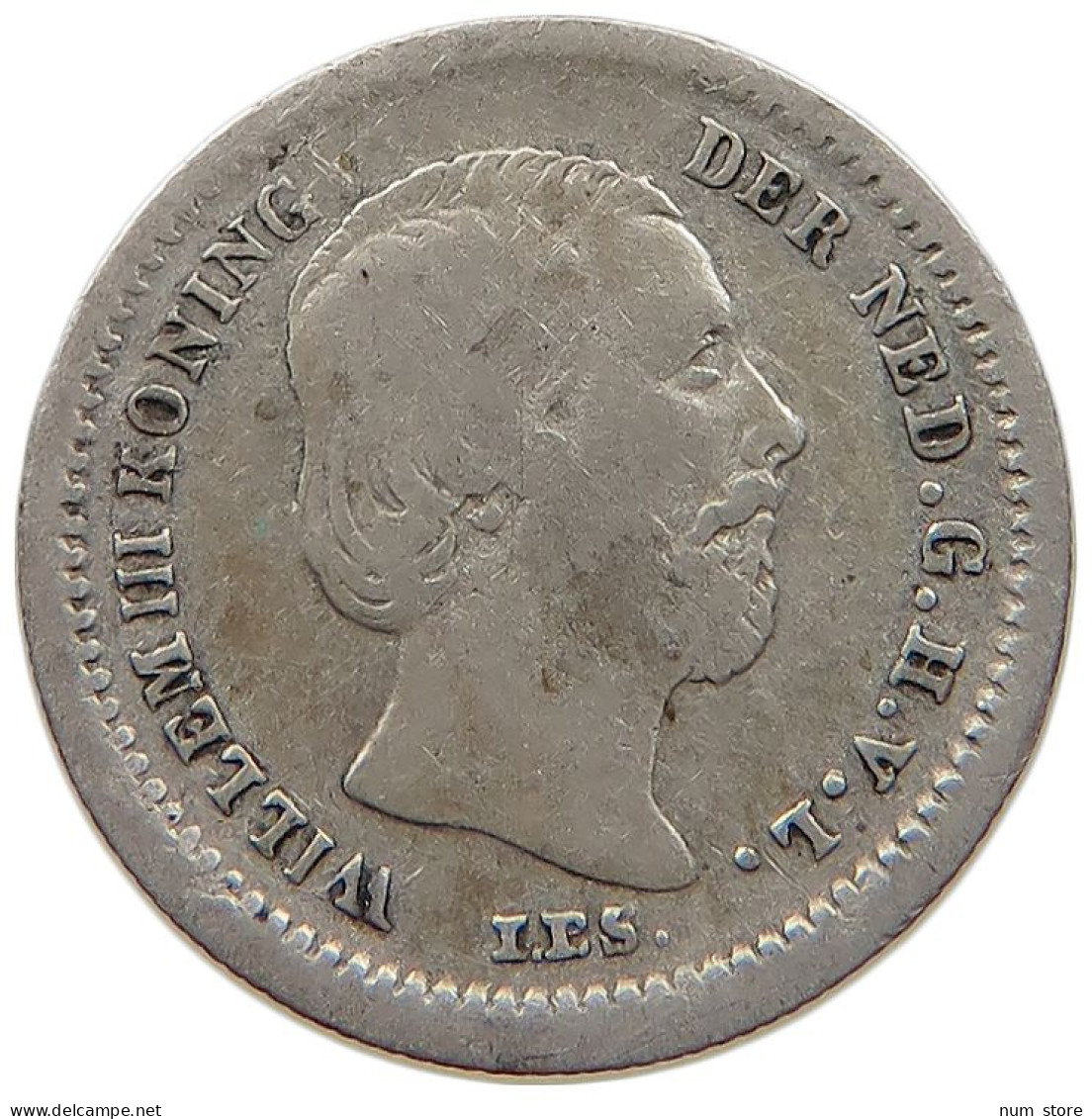 NETHERLANDS 5 CENTS 1850 Willem III. 1849-1890 #c041 0123 - 1849-1890 : Willem III