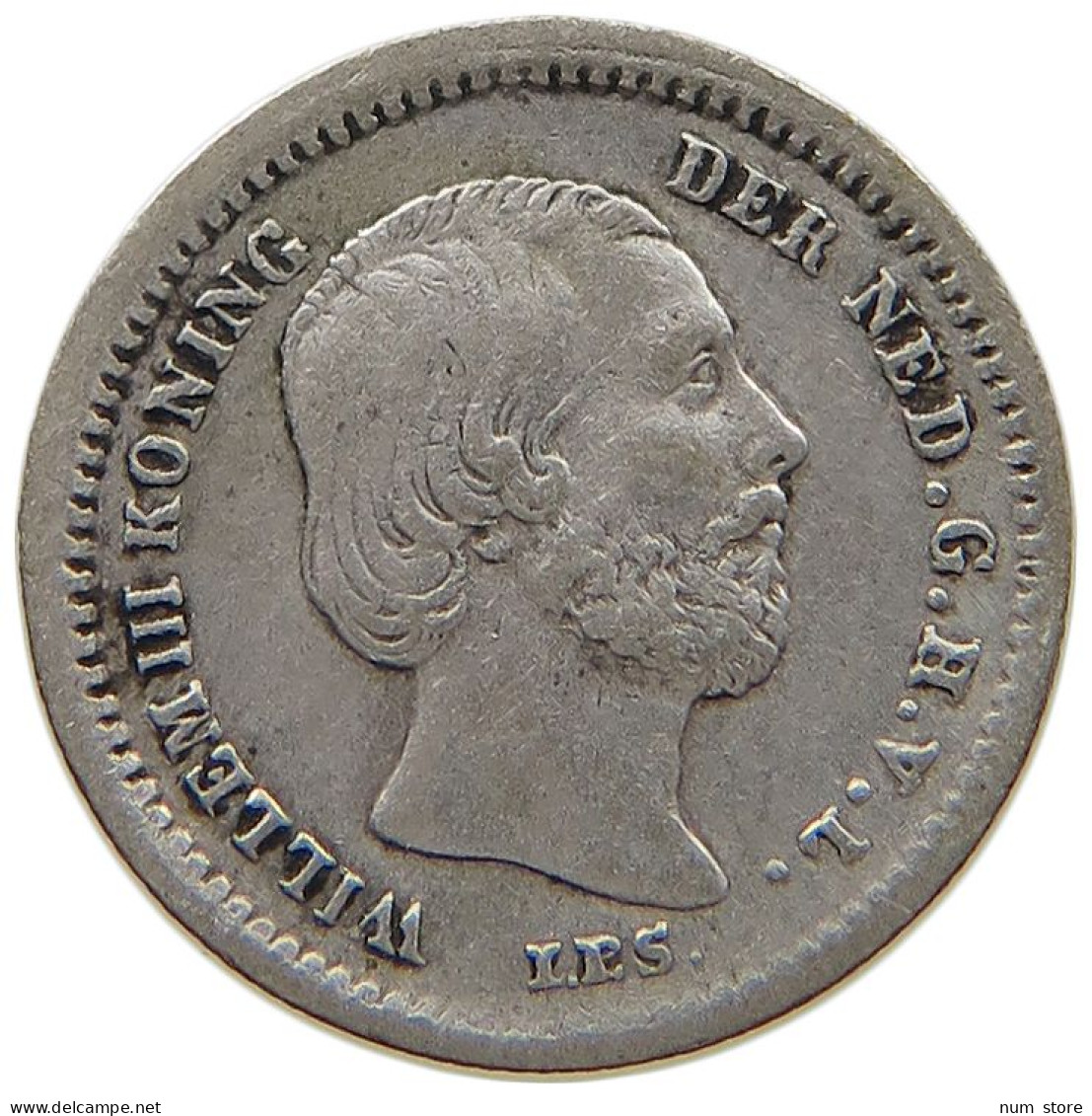 NETHERLANDS 5 CENTS 1850 Willem III. 1849-1890 #t005 0325 - 1849-1890 : Willem III