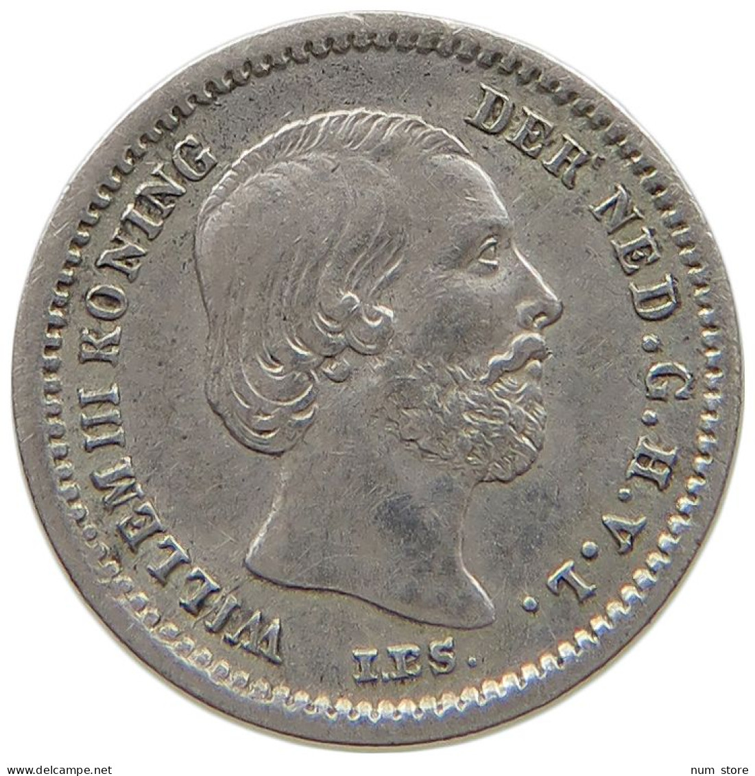 NETHERLANDS 5 CENTS 1850 Willem III. 1849-1890 #t004 0221 - 1849-1890 : Willem III