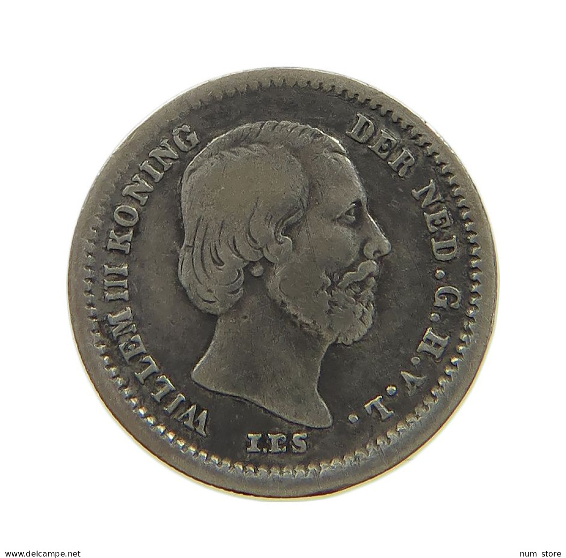 NETHERLANDS 5 CENTS 1850 Willem III. 1849-1890 #a076 0223 - 1849-1890 : Willem III