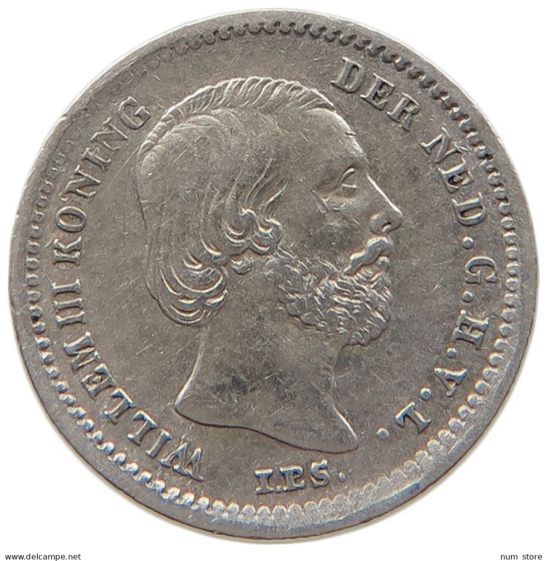 NETHERLANDS 5 CENTS 1850 Willem III. 1849-1890 #s020 0115 - 1849-1890 : Willem III