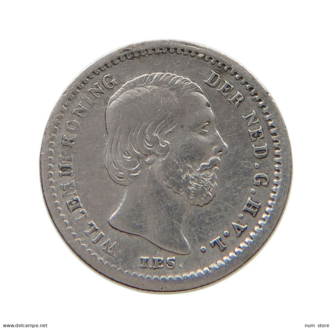 NETHERLANDS 5 CENTS 1850 Willem III. 1849-1890 #a090 0467 - 1849-1890 : Willem III