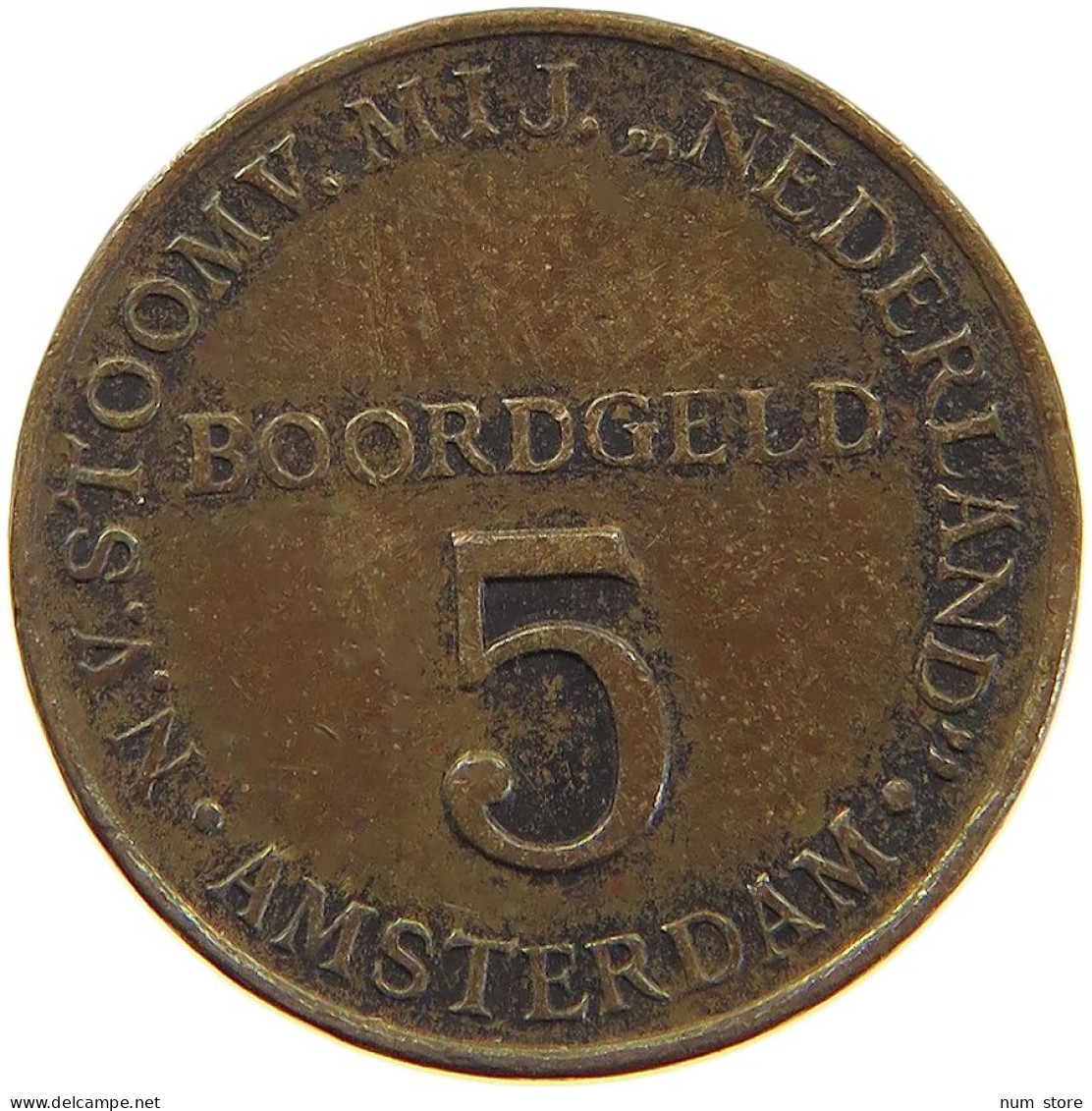 NETHERLANDS 5 BOORDGELD   #c065 0103 - Unclassified