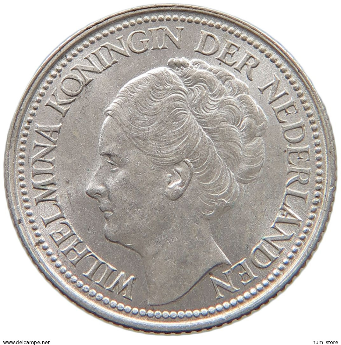 NETHERLANDS 25 CENTS 1941 Wilhelmina 1890-1948 #c004 0467 - 25 Cent