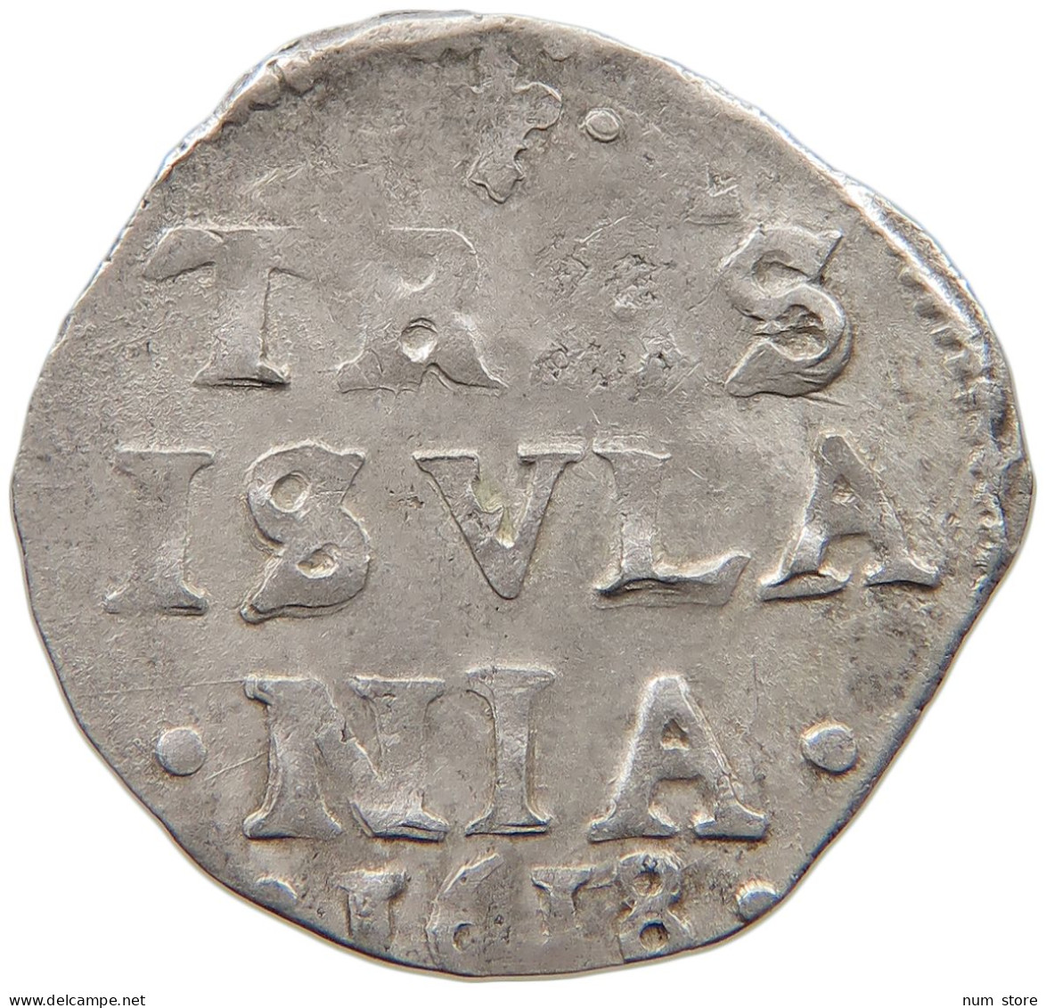 NETHERLANDS 2 STUIVERS 1618 OVERIJSSEL #c004 0243 - Provincial Coinage